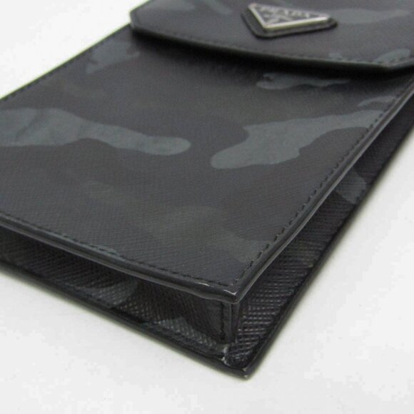 PRADA Black Leather Saffiano Shoulder Bag - Picture 5 of 14